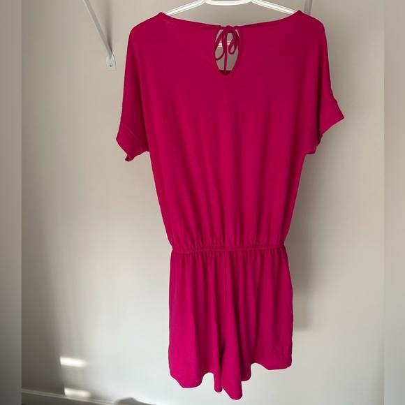 Pink Romper with Tie Back - Picture 4 of 4